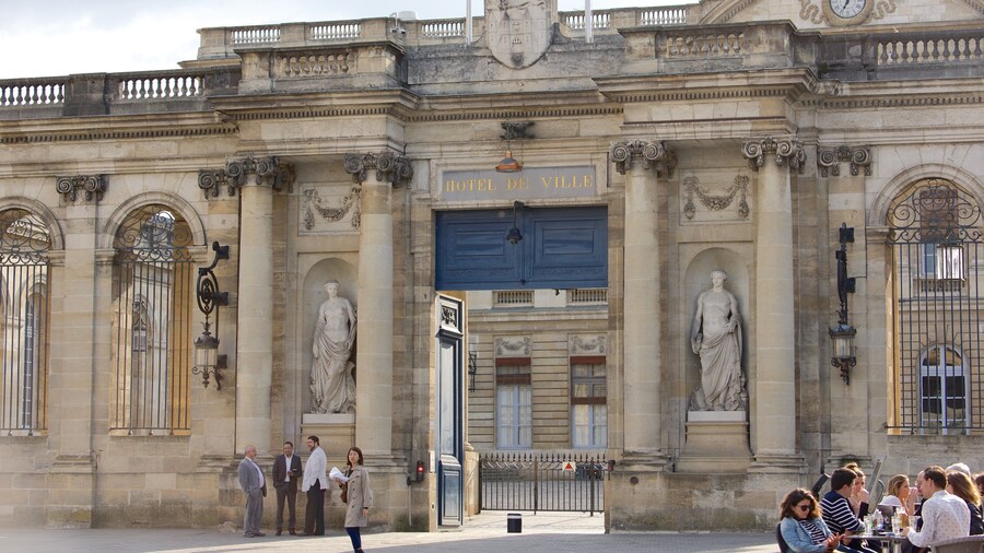 Hotel de Ville showing heritage architecture and an administrative buidling