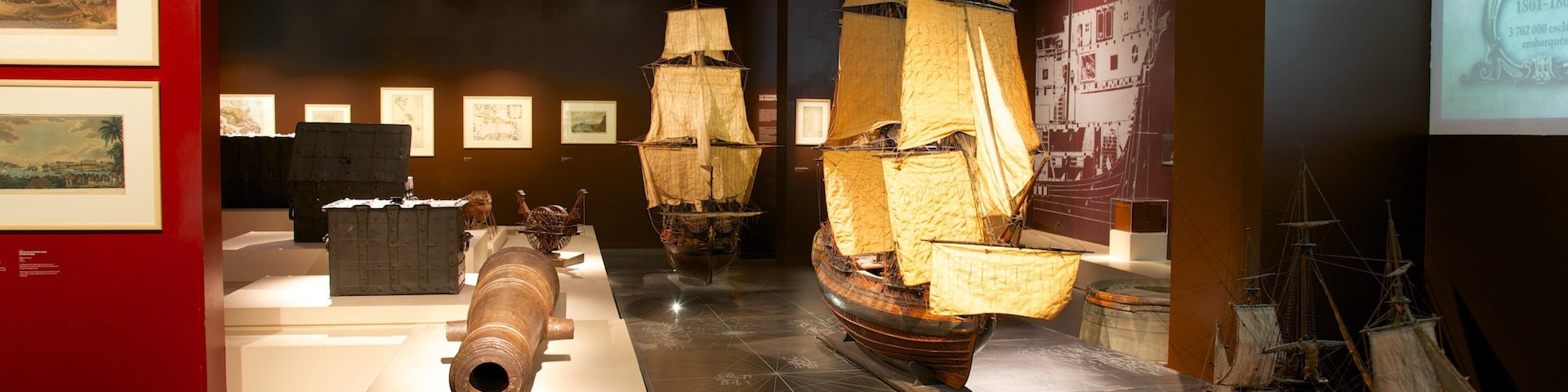 Aquitaine Museum showing interior views
