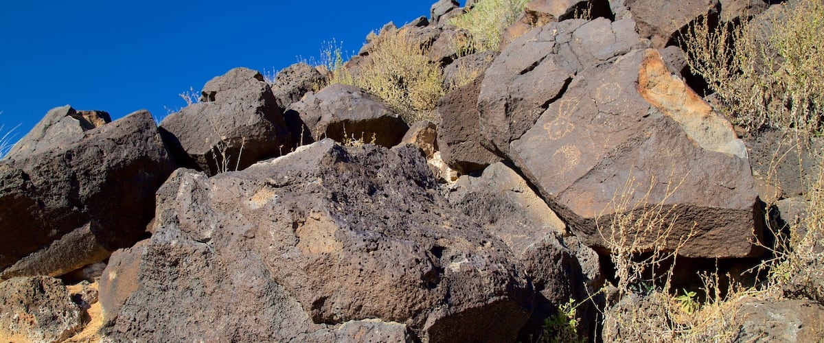 Petroglyph National Monument que incluye escenas tranquilas