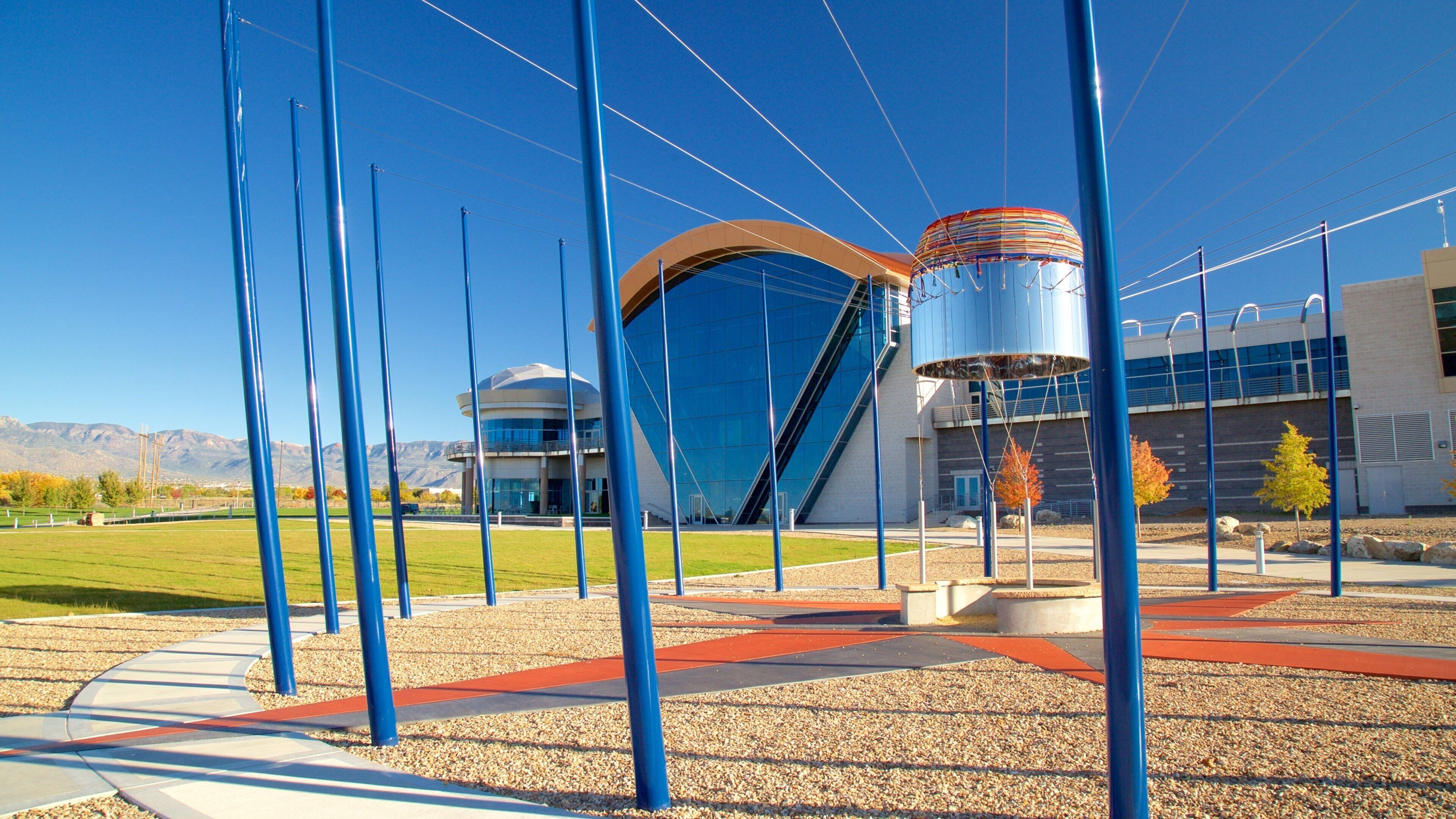 Anderson-Abruzzo Albuquerque International Balloon Museum featuring modern architecture