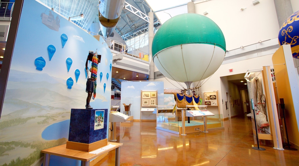 Anderson-Abruzzo Albuquerque International Balloon Museum featuring interior views
