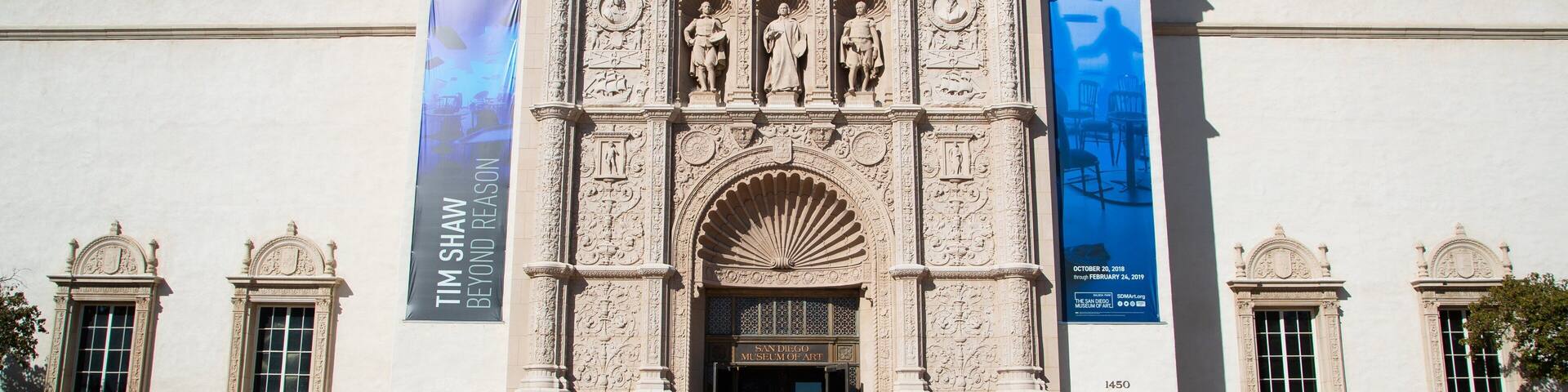 San Diego Museum of Art featuring heritage elements