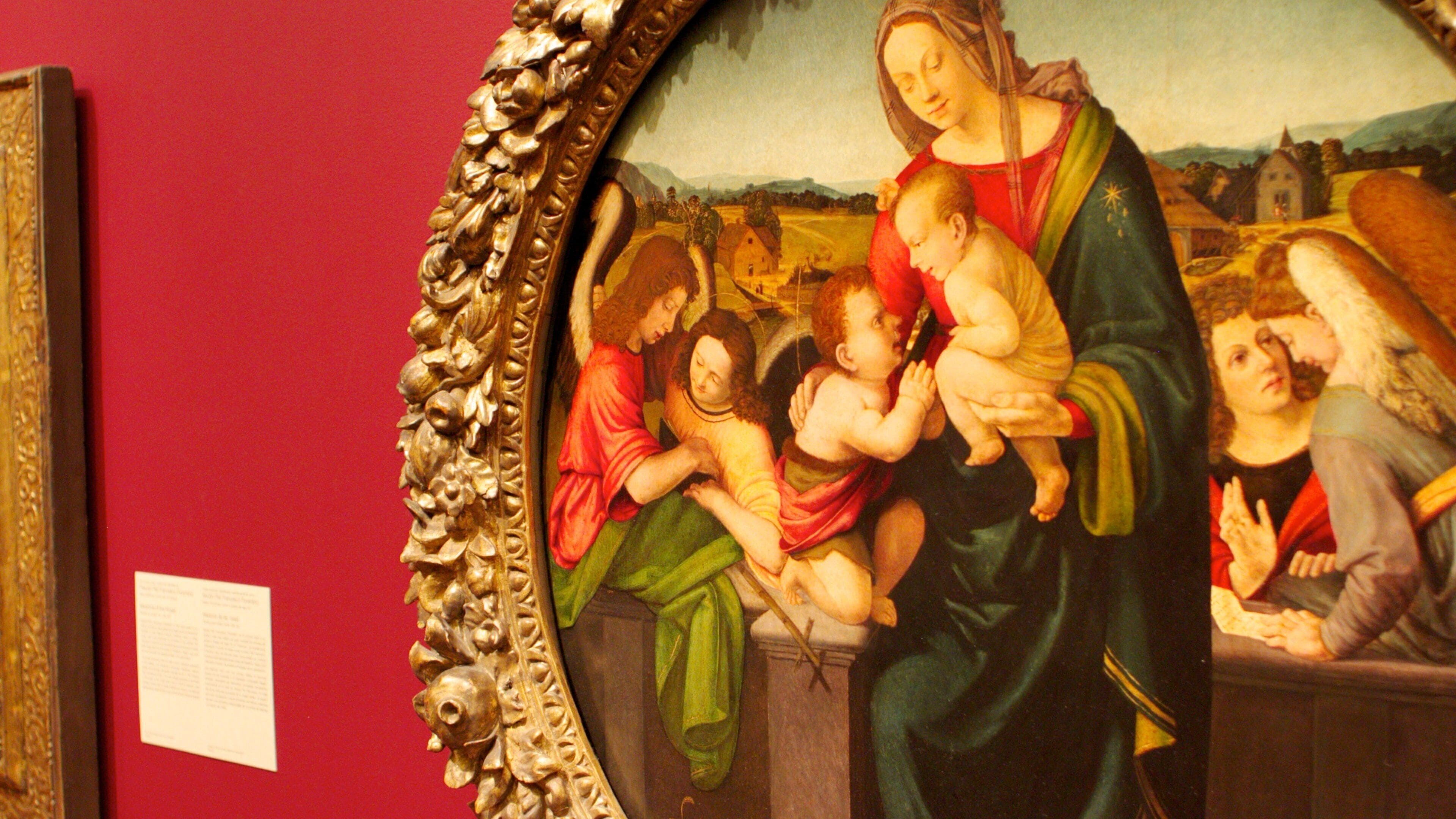 San Diego Museum of Art showing art and interior views