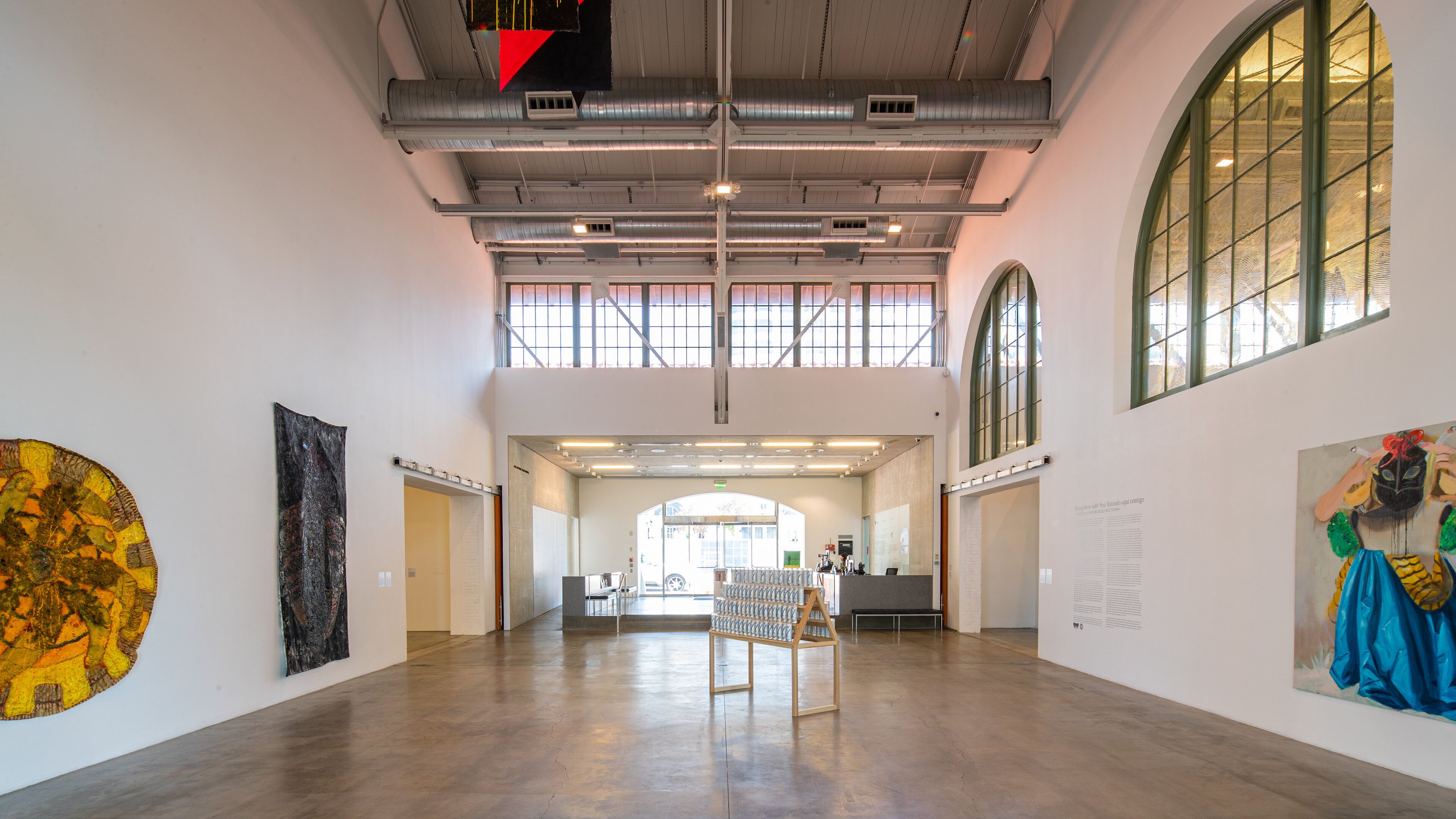 Museum of Contemporary Art San Diego showing interior views and art