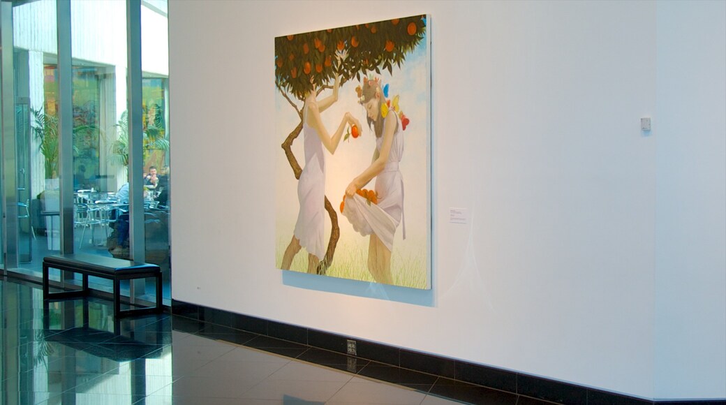 Kemper Museum of Contemporary Art featuring art and interior views