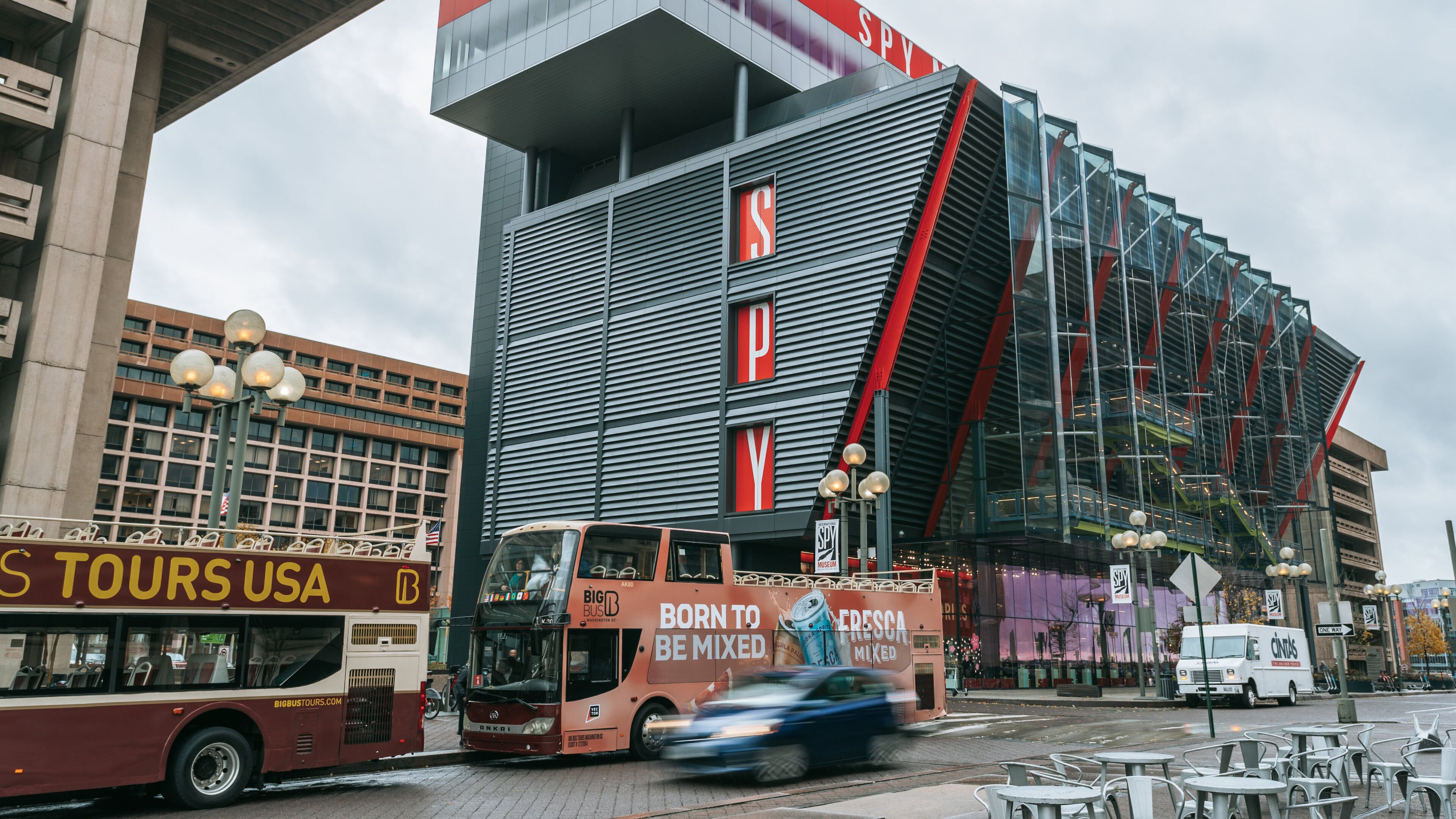 International Spy Museum which includes signage