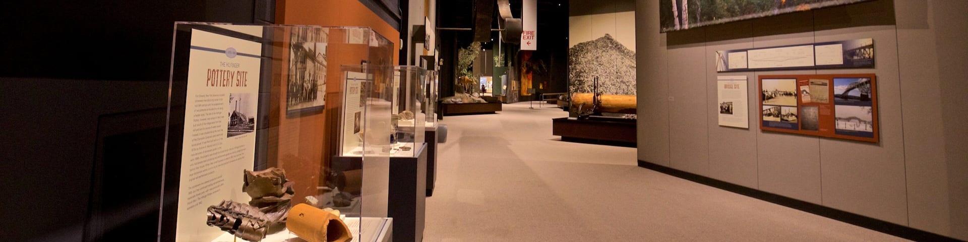 New York State Museum showing heritage elements and interior views