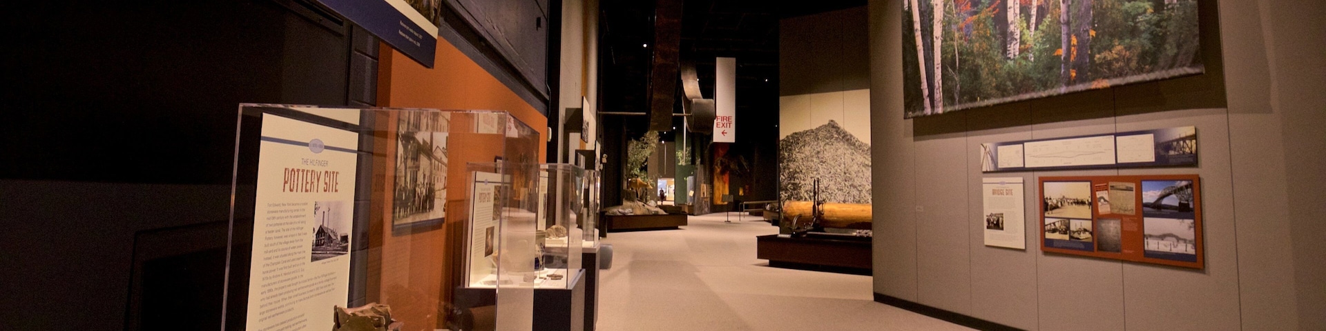 New York State Museum mostrando elementos de patrimĂŽnio e vistas internas