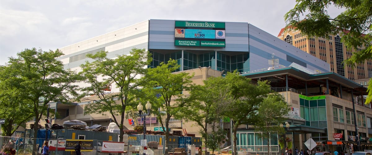 Times Union Center featuring a city