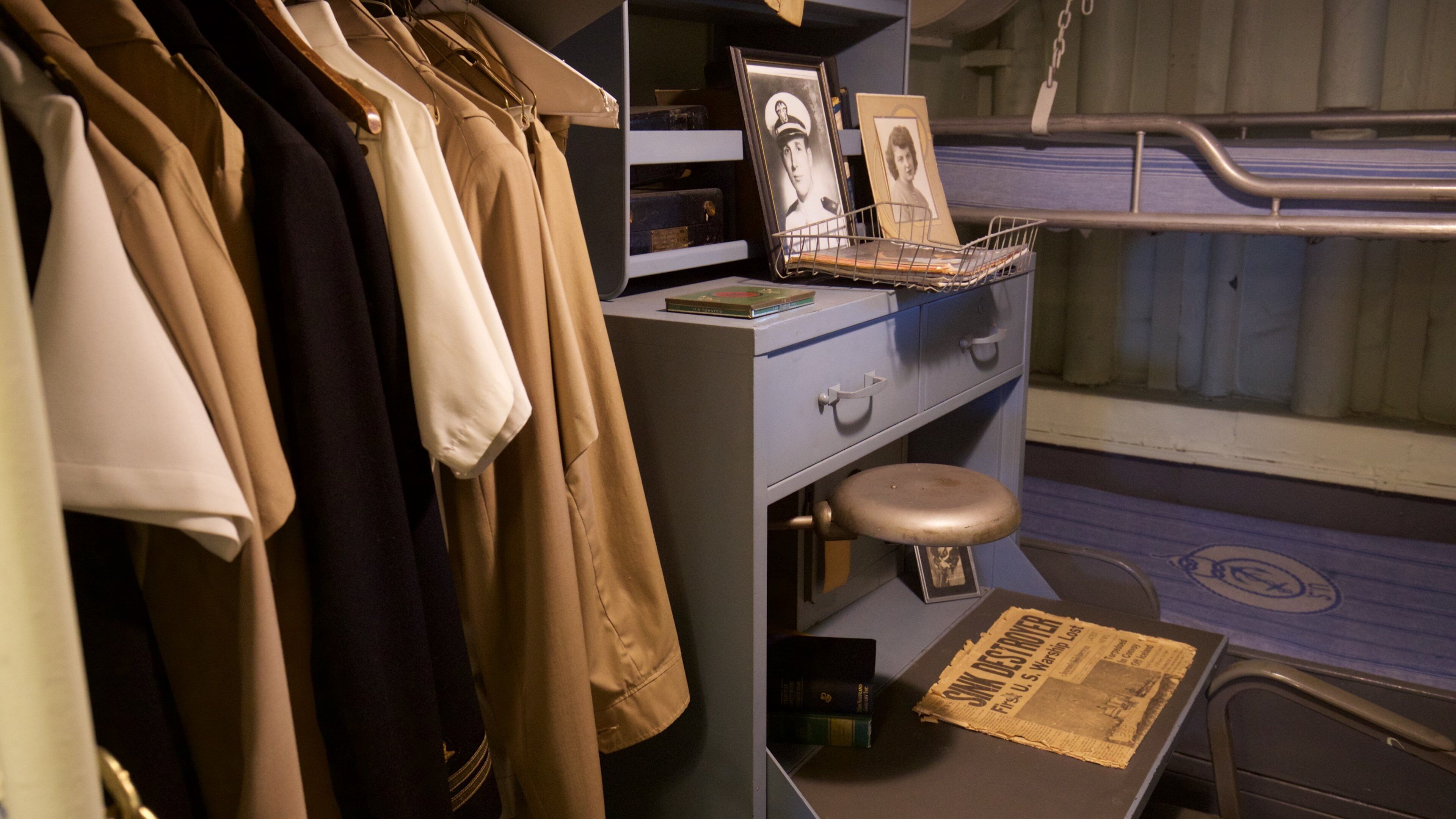 USS Slater qui includes vues intérieures