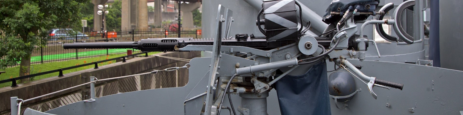 USS Slater which includes military items