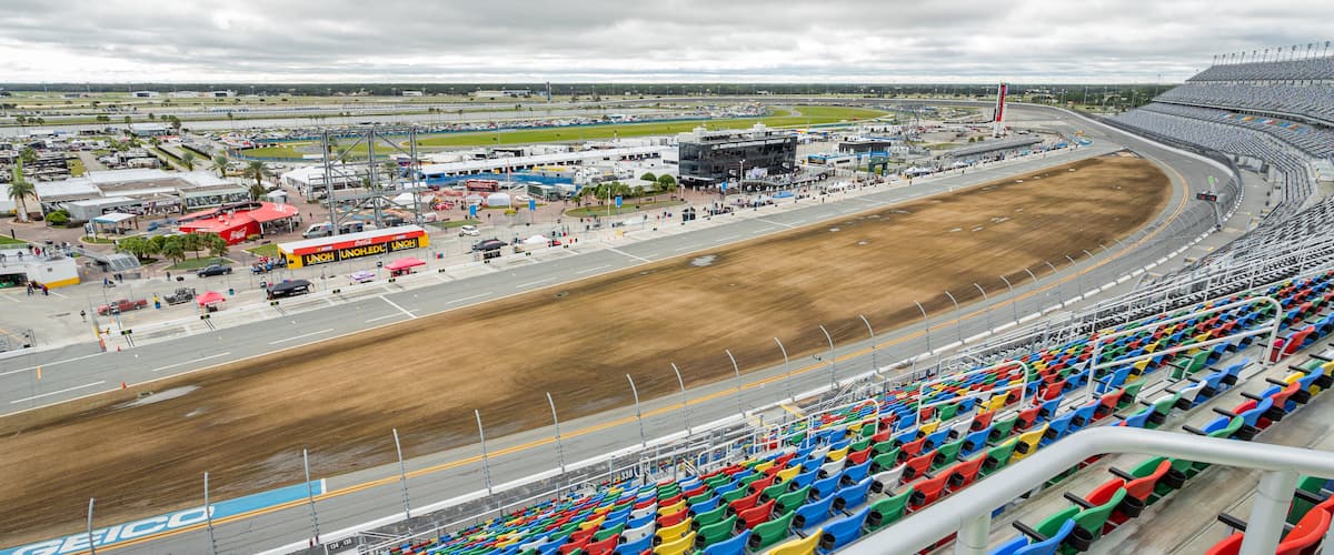 Daytona International Speedway showing landscape views