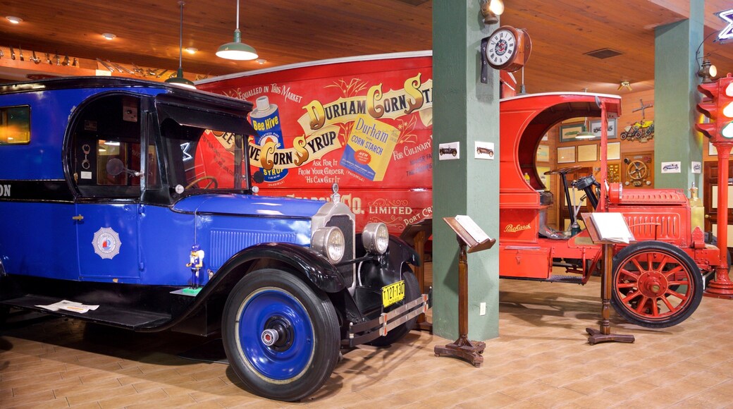 Fort Lauderdale Antique Car Museum featuring interior views and heritage elements