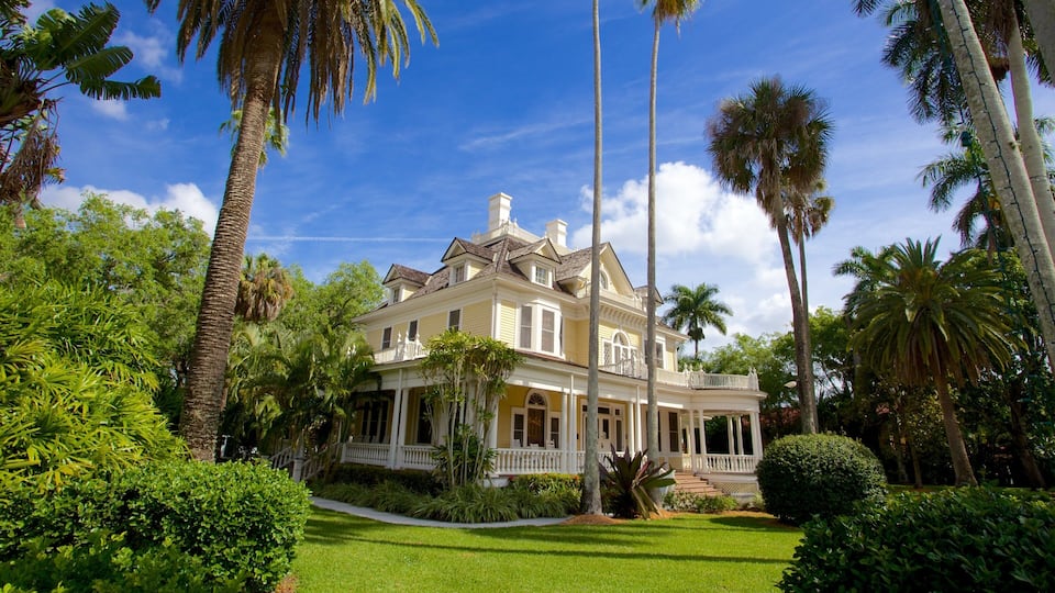 Burroughs Home featuring a garden and a house