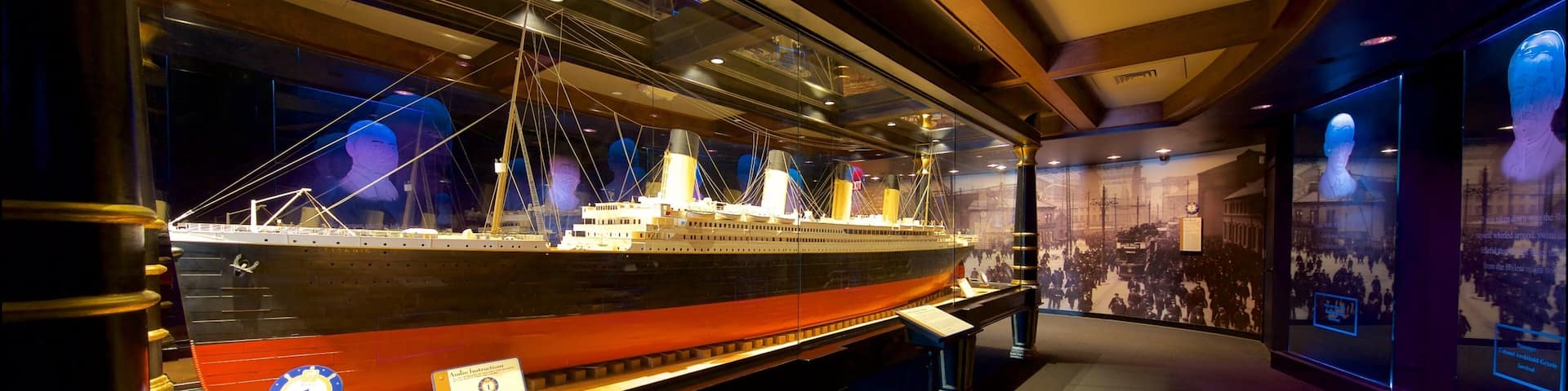 Titanic Museum which includes heritage elements and interior views