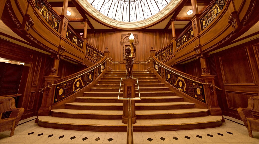Titanic Museum showing interior views and heritage elements