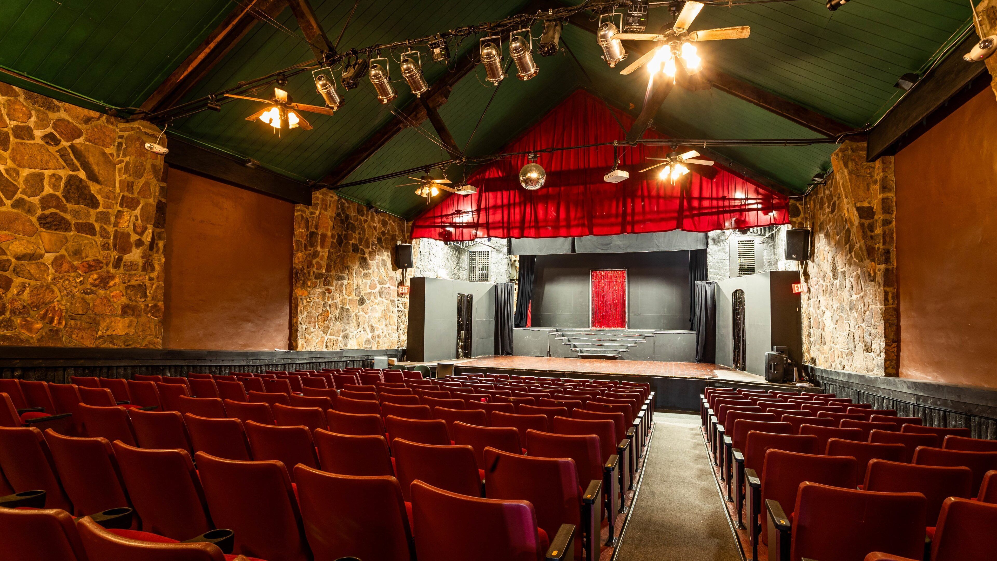 Owen\'s Theater which includes theater scenes and interior views