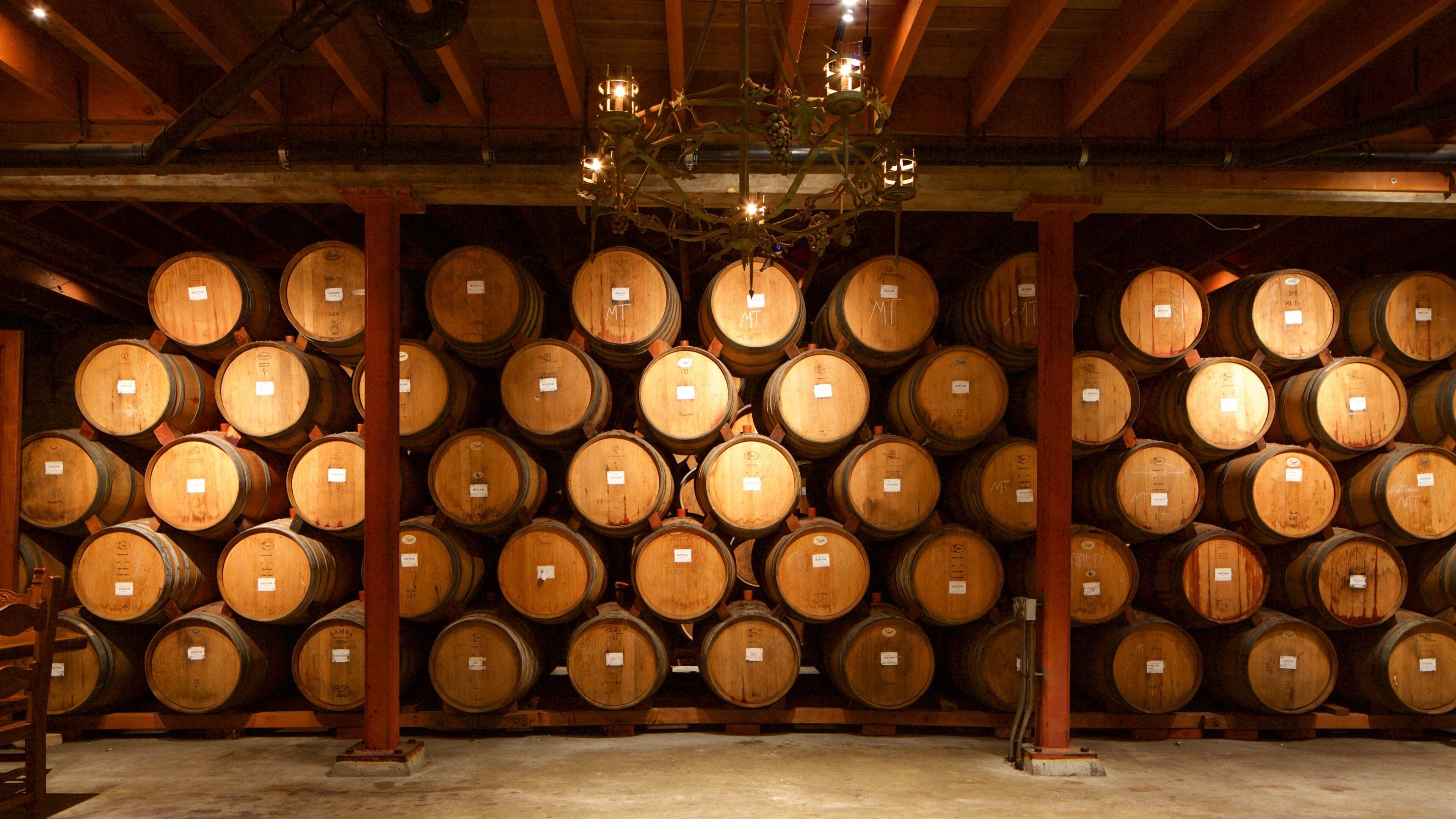V. Sattui Winery which includes interior views