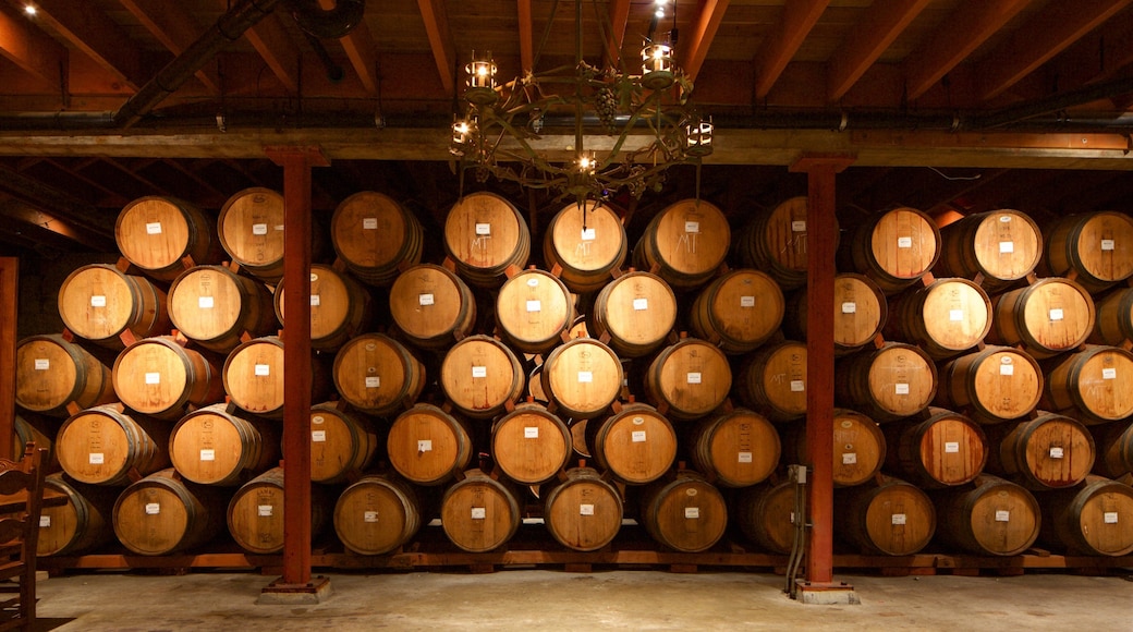 V. Sattui Winery which includes interior views