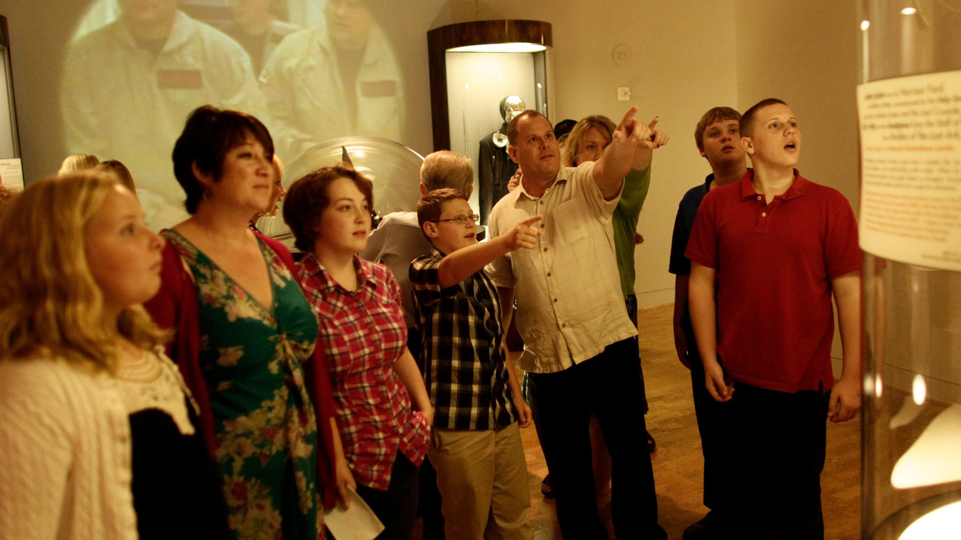 The Baker Museum as well as a small group of people