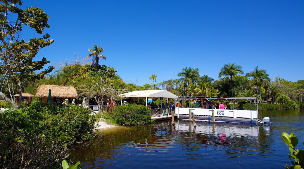 Naples Zoo at Caribbean Gardens which includes boating and zoo animals