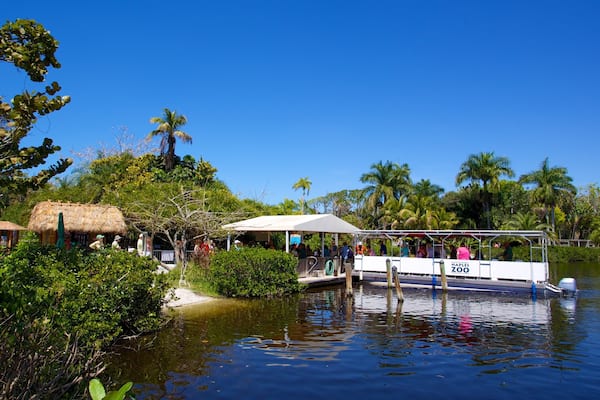 Naples Zoo at Caribbean Gardens which includes boating and zoo animals