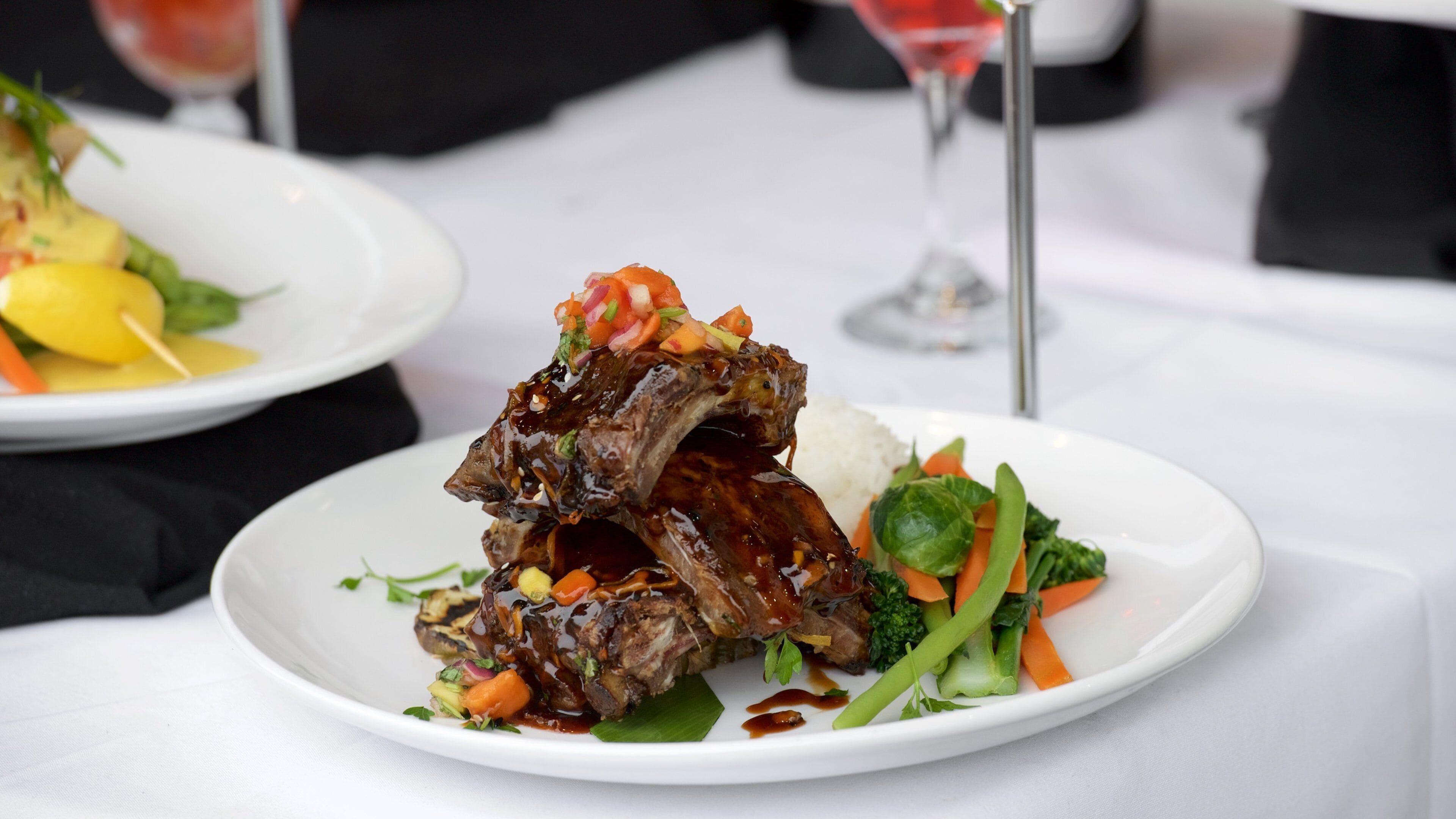 Fisherman\'s Wharf featuring food