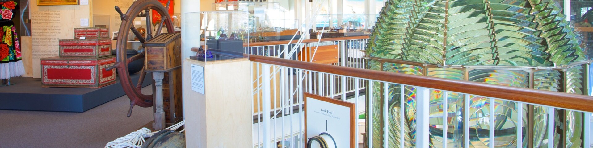 Museu Marinho caracterizando vistas internas