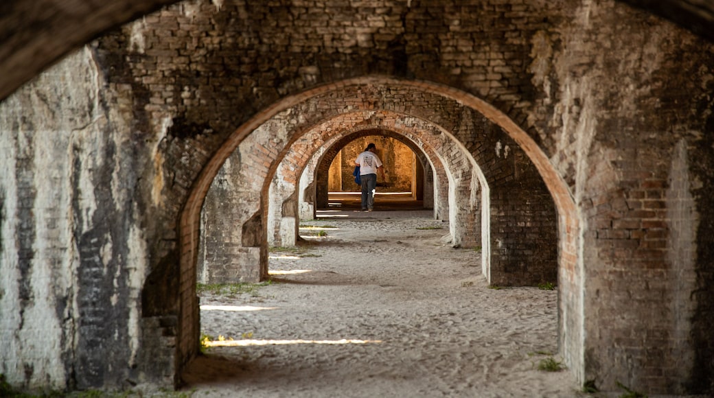 Fort Pickens showing heritage elements