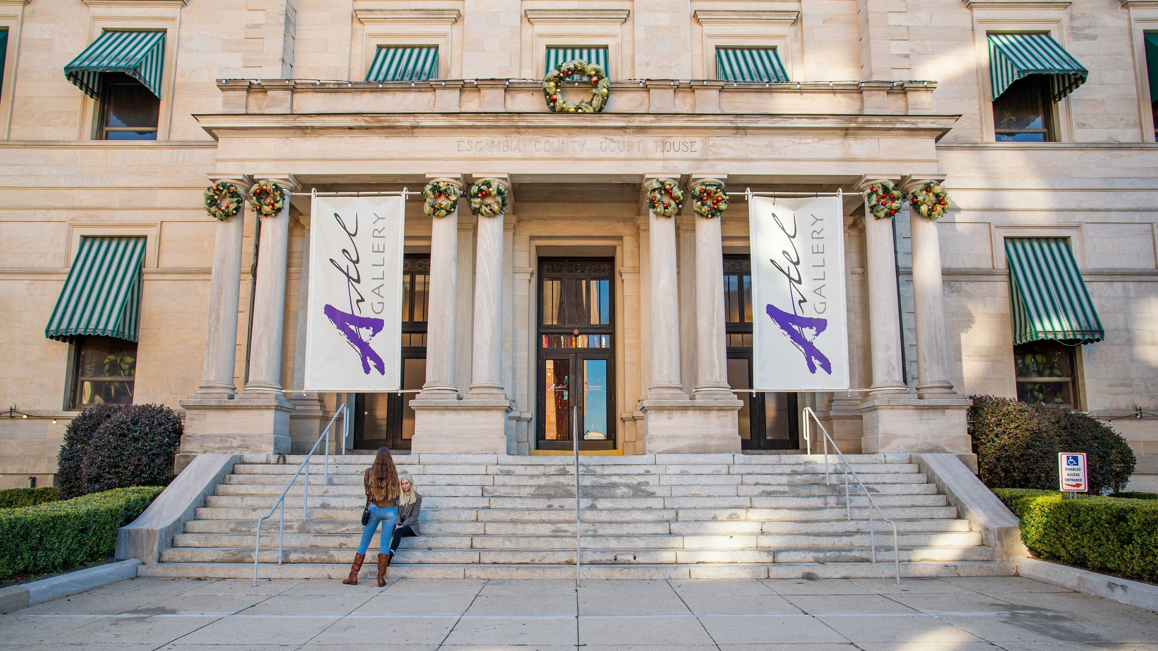 Downtown featuring heritage elements as well as a couple