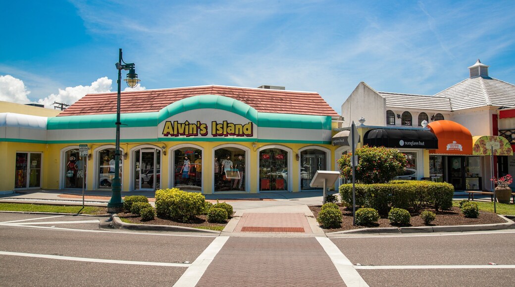 St. Armands Circle showing signage