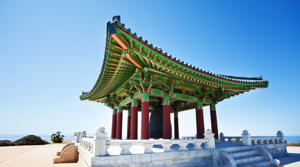 Korean Friendship Bell housed in grand belfry