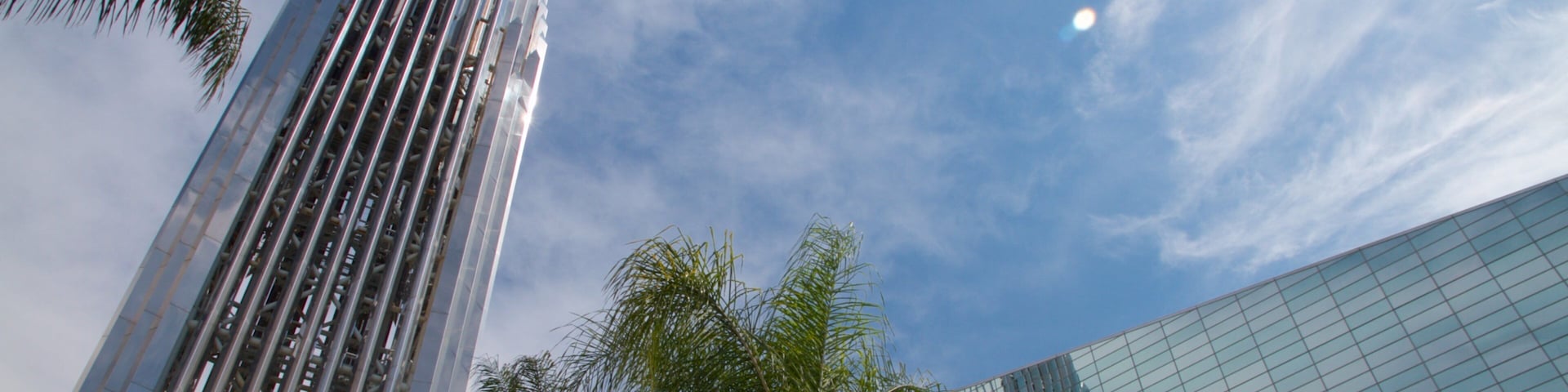 Crystal Cathedral which includes religious aspects, a city and a church or cathedral