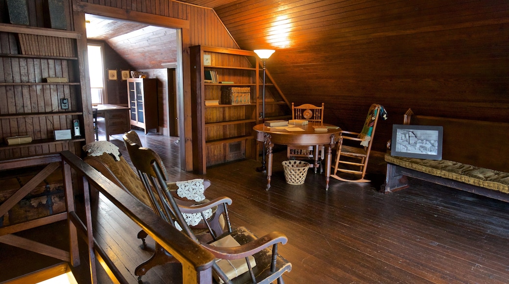 Susan B. Anthony House which includes interior views, a house and heritage elements