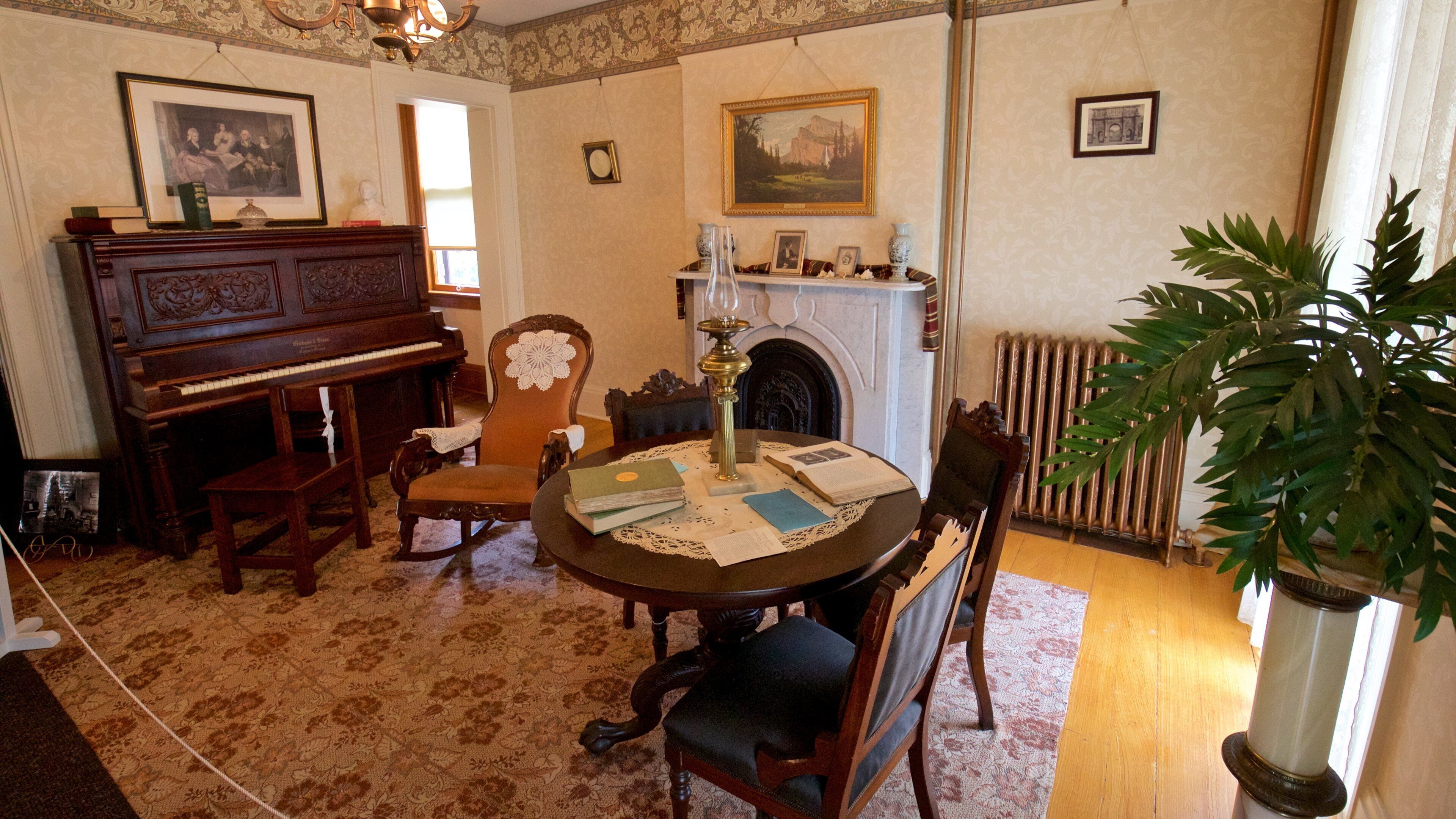 スーザン B. アンソニー ハウス 表示 遺跡・遺産, 家屋 と 屋内の眺め