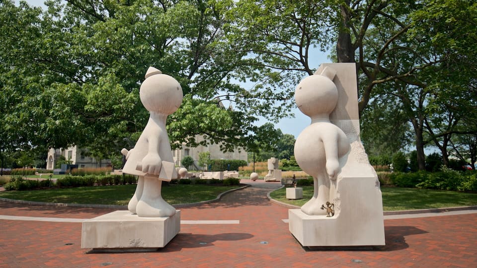 Memorial Art Gallery featuring a park and outdoor art