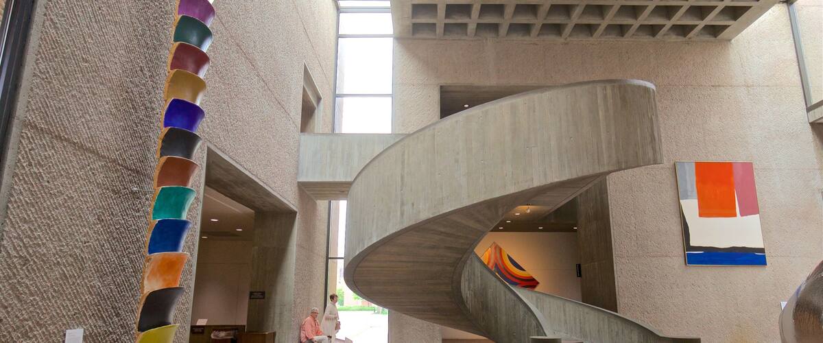 Everson Museum of Art which includes interior views and art