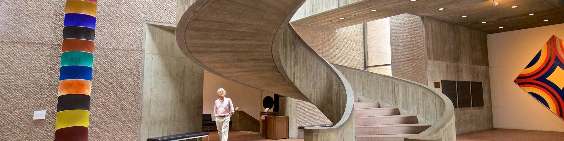 Everson Museum of Art featuring art and interior views as well as an individual femail