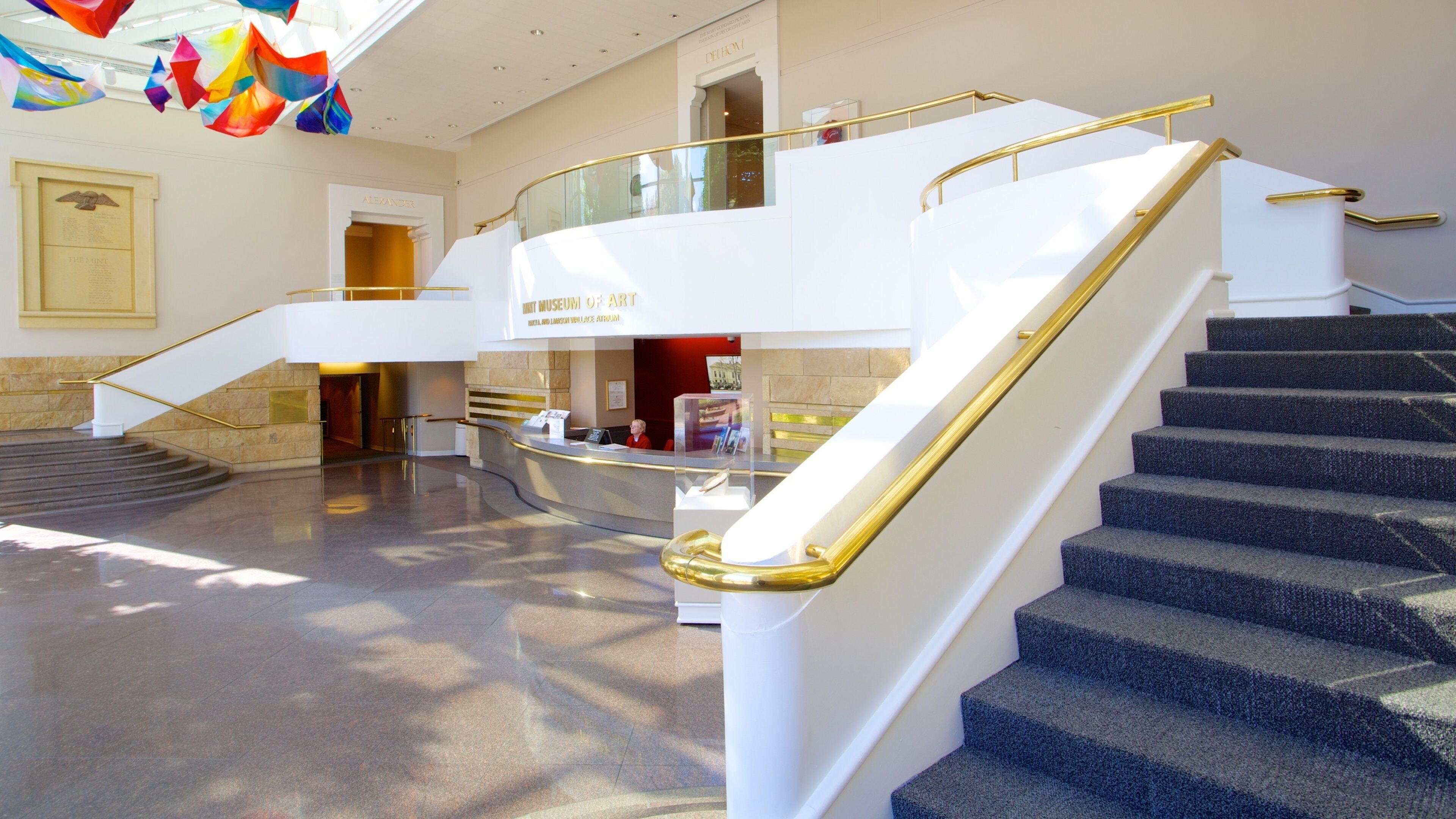 Mint Museum of Art featuring interior views