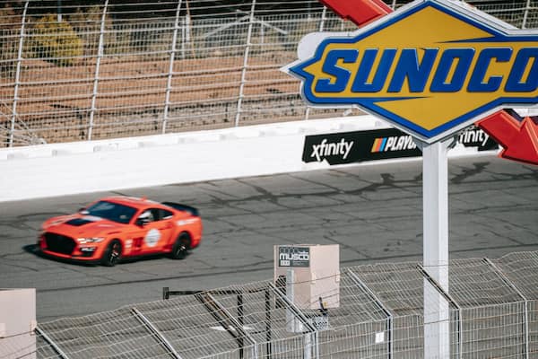 Charlotte Motor Speedway featuring signage