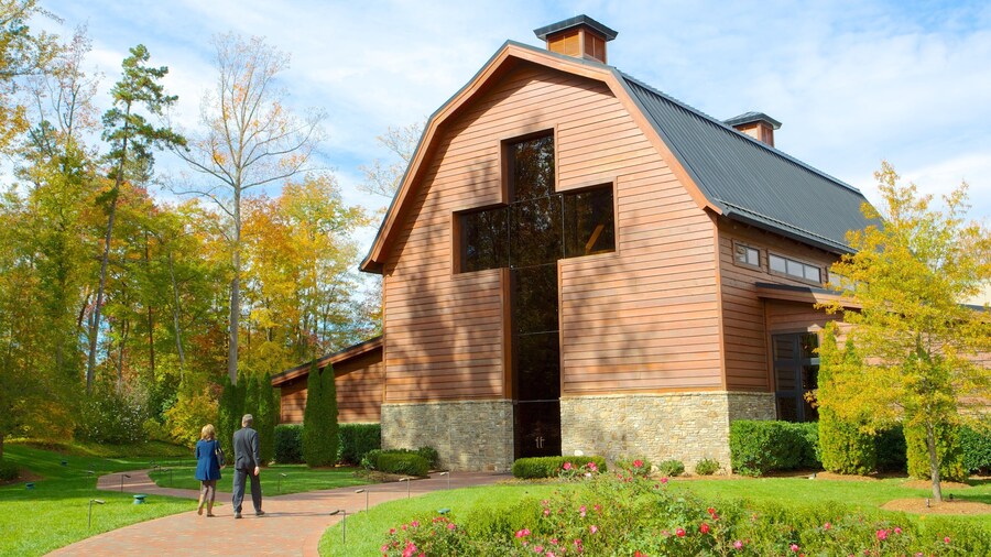 Billy Graham Library which includes a church or cathedral as well as a couple