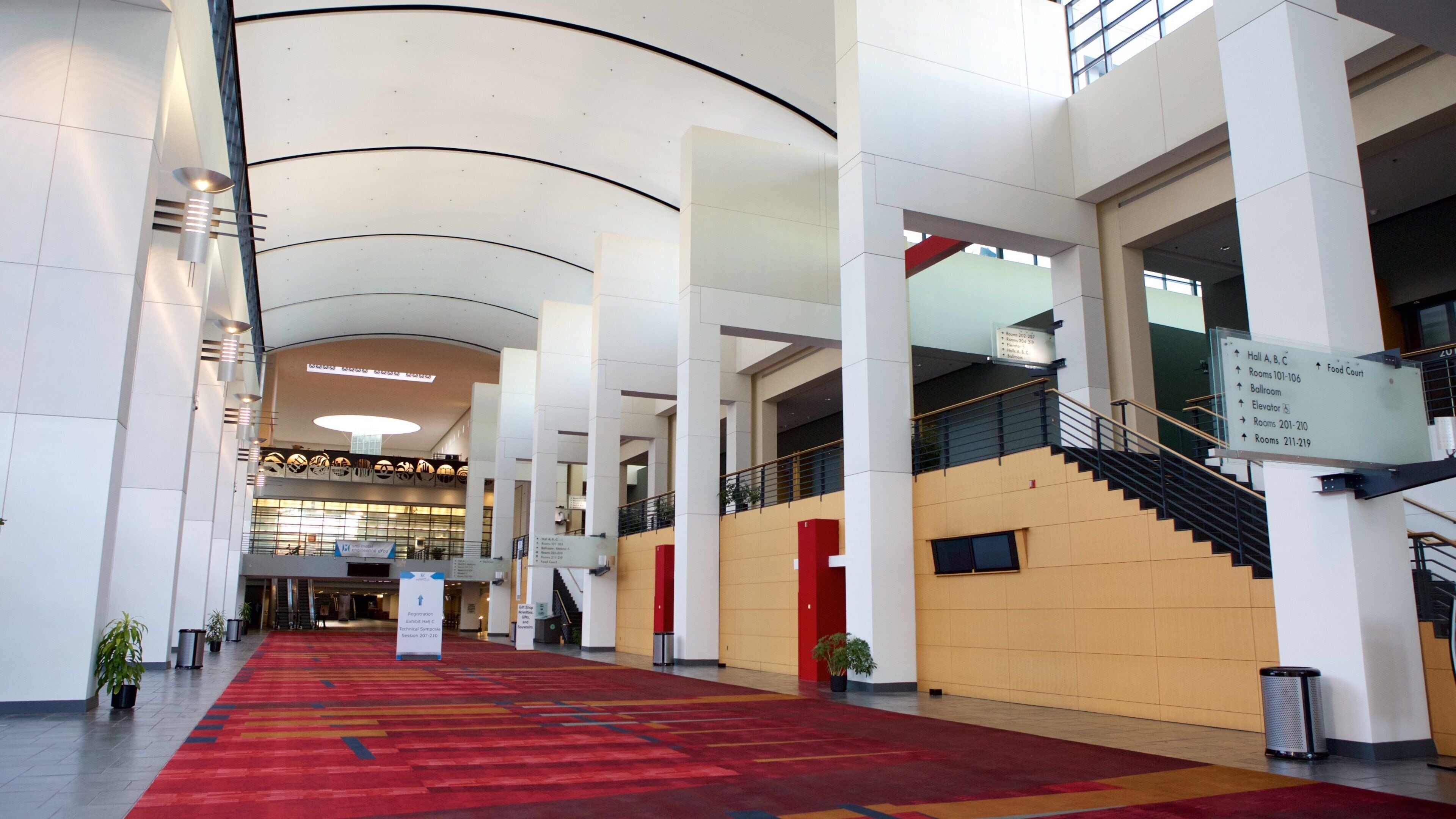 Charlotte konferansesenter som inkluderer innendørs