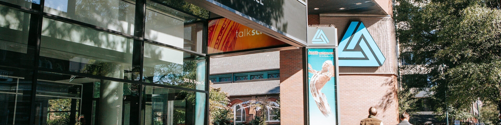 Discovery Place showing street scenes as well as a couple