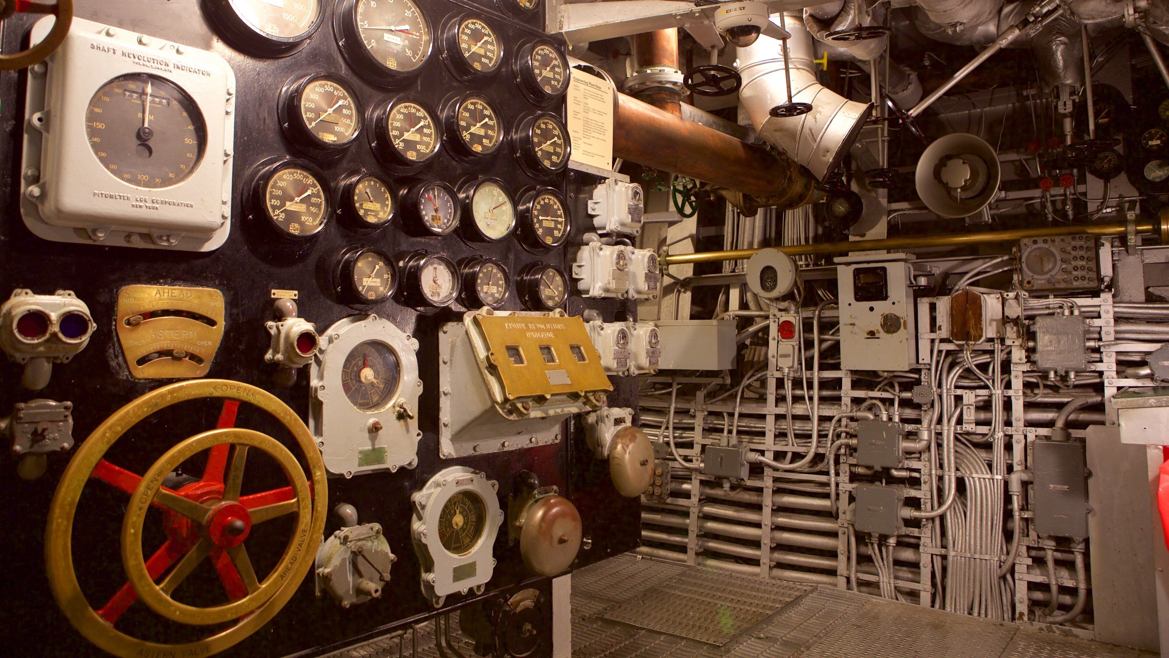Battleship North Carolina showing heritage elements and interior views