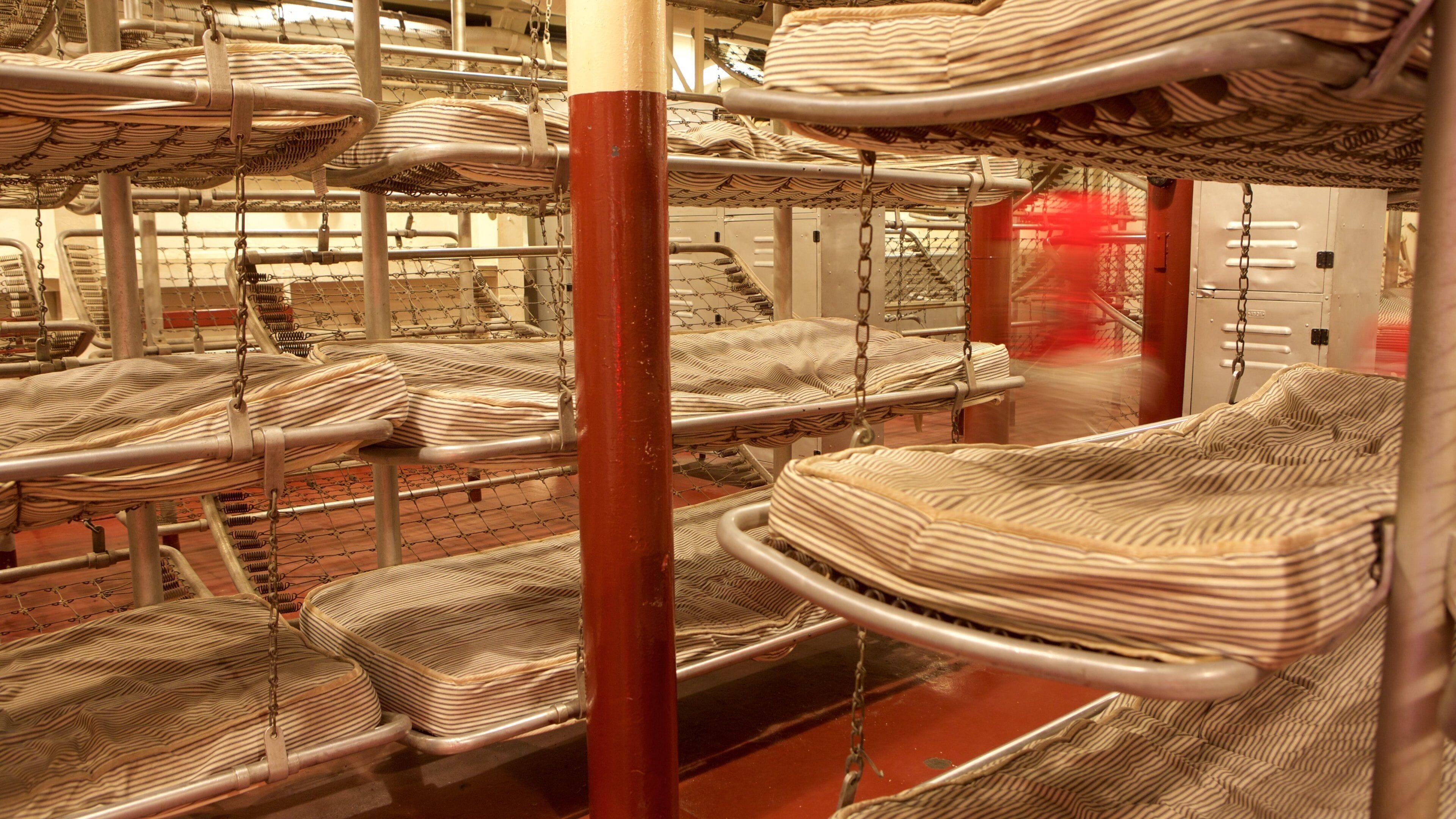 Battleship North Carolina featuring interior views and heritage elements