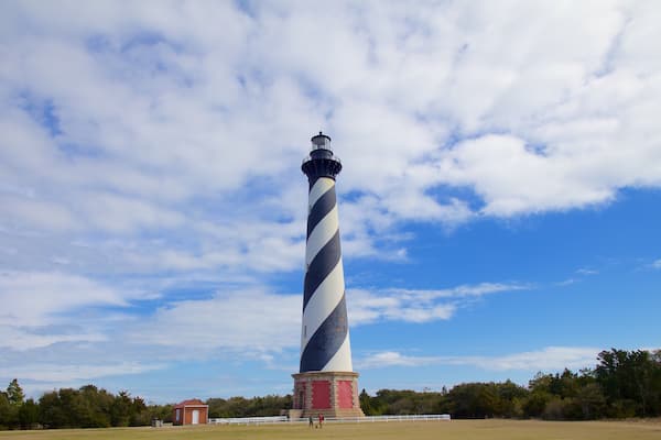 Cape Hatteras Lighthouse featuring a lighthouse