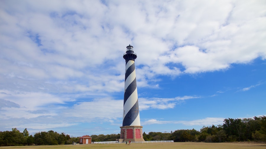 Cape Hatteras Lighthouse featuring a lighthouse
