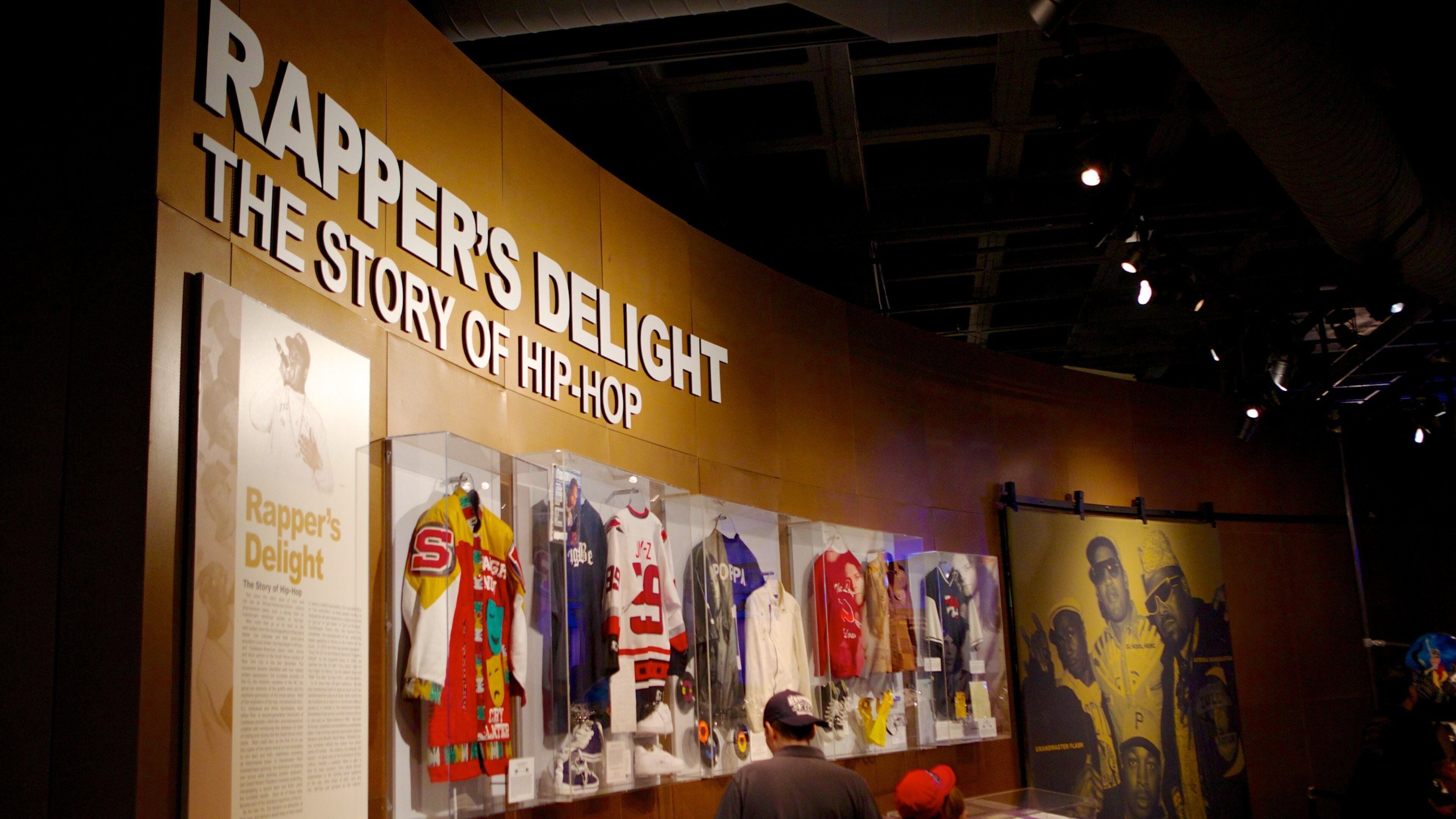 Rock and Roll Hall of Fame which includes interior views and music