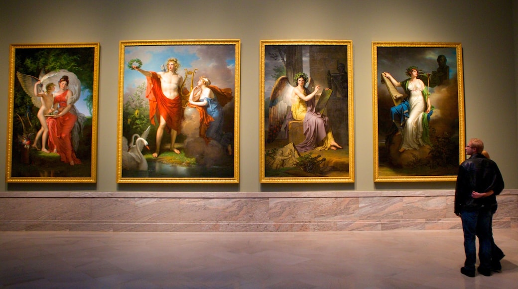 Cleveland Museum of Art featuring interior views and art as well as a couple