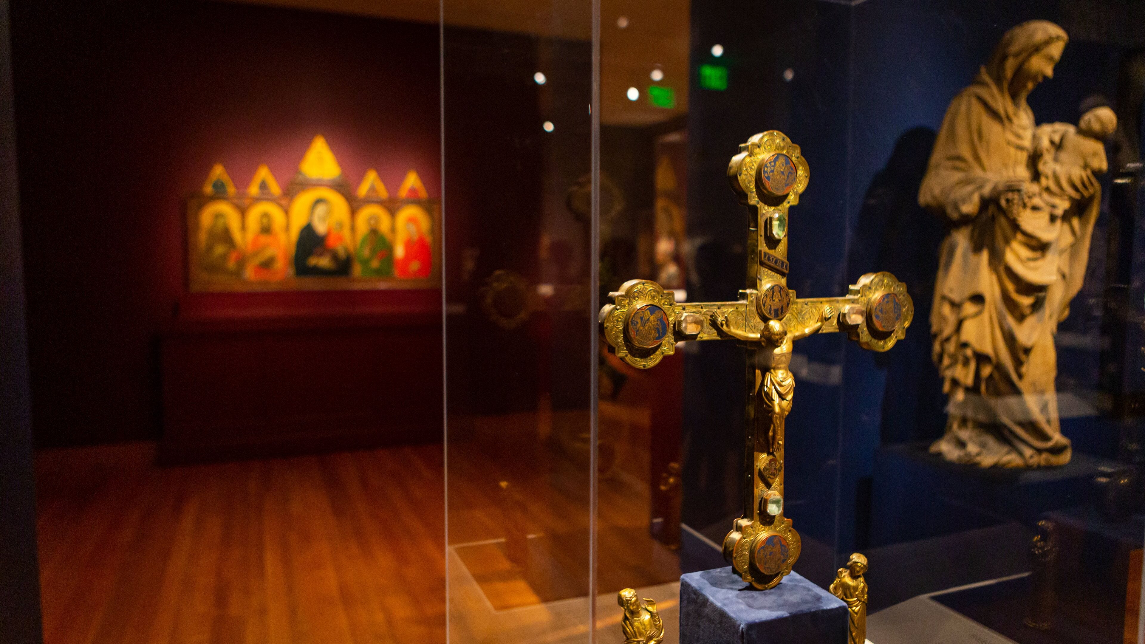 Cleveland showing religious elements and interior views